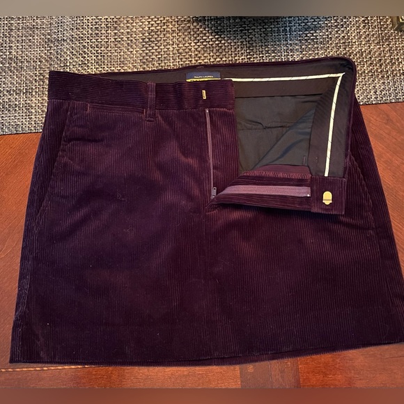 Rugby Ralph Lauren Purple Corduroy Skirt - Picture 2 of 4